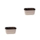 thumbnail image 3 of Toystoory Maceta de plástico absorbente de agua macetas de verduras lavabo de jardinería tira larga interior para balcón invernadero Blanco 2Conjunto, 3 of 6