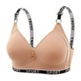 thumbnail image 3 of successthop Wireless Push Up Bralette 2 Pack Plunge Soft Everyday Adjustable Straps Solid Comfortable Sport Bras, 3 of 5