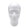 thumbnail image 1 of Cabeza De Maniquí Flocado espuma cabeza de maniquí masculino pelucas gafas sombrero soporte de exhibición Tmvgtek Libre de BPA, 1 of 3