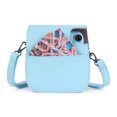 thumbnail image 2 of Bolso para Cámara Funda Cuero PU Con Correa Hombro Ajustable Instax Mini 11 Azul Bsvklp, 2 of 7