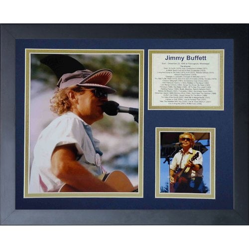 Legends Never Die Jimmy Buffet Framed Memorabilia
