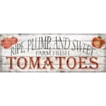 thumbnail image 2 of Bailey, Ann 18x9 Gold Ornate Wood Framed with Double Matting Museum Art Print Titled - Farm Fresh Vegetables 2, 2 of 4
