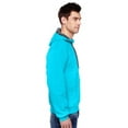 thumbnail image 6 of Adult SofSpunÂ® Hooded Sweatshirt - CARIB BLUE HTHR - XL, 6 of 9