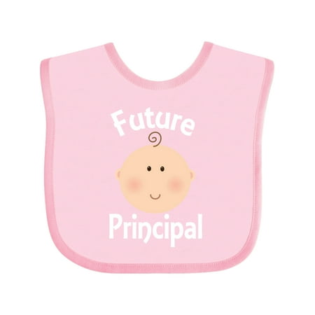 

Inktastic Future Principal Baby Occupation Gift Baby Boy or Baby Girl Bib