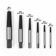thumbnail image 3 of Amdohai Ensemble de 6 Extracteurs de Vis Outils de Retrait de Vis Endommagés Friction en Spirale, 3 of 5