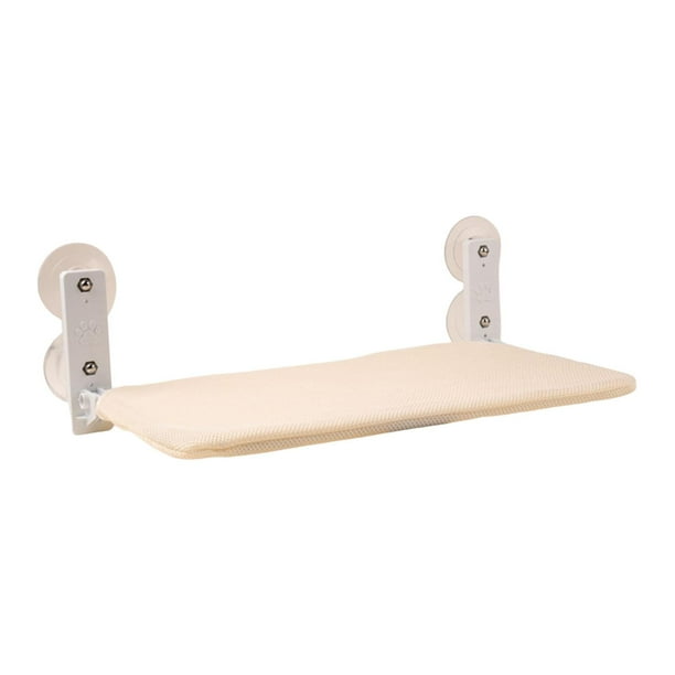 Percha para ventana de gato, cama para ventana, ventana transpirable, estante de descanso para gatos, hamaca para tomar el sol, gatos de interior, 52cmx30cm