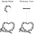 thumbnail image 3 of Music Metal Wall Art Heart Metal Music Wall Decor Music Theme Note Hanging Ornament Iron Wall Decoration Sculpture Love Boho Home Decor for Music Lovers Musician Bedroom Classroom 12x9Inch, 3 of 6