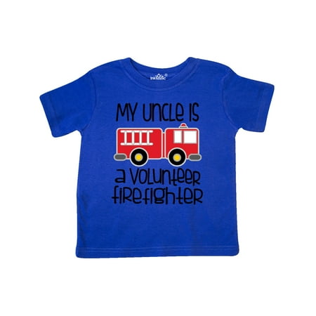 

Inktastic Volunteer Firefighter Uncle Gift Toddler Boy or Toddler Girl T-Shirt