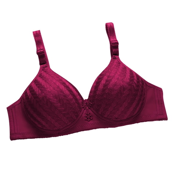 XuJwPNcy Plus Size Push up Bra for Women Seamless Underwire T-Shirt Bra Wireless Full Coverage Comfortable Sleep Everyday Bra