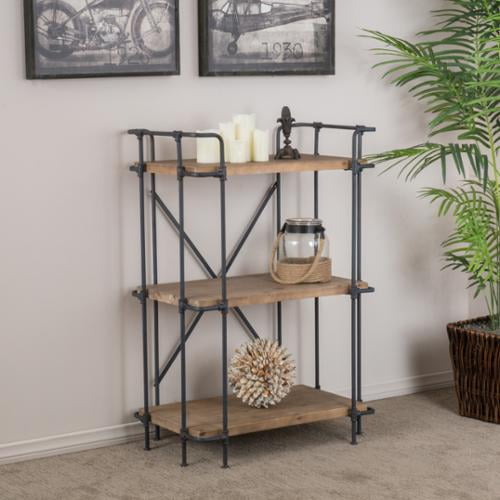 Denise Austin Home Brooklyn 3-Shelf Bookcase