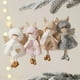 thumbnail image 2 of Colgante de Ángel para niña, decoraciones de árbol de Navidad, decoración de cornamenta, adornos de felpa, adorables muñecas de fiesta, colgantes de Ángel de Navidad, 2 of 4