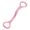 Pink, variant on Figure 8 Resistance Bands, Yoga Stretch Bands, Stretch Bands, for Arms, Shoulders, Back, Legs Stretching, for Yoga, Pilates, Physical Therapy and Stretching