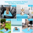 thumbnail image 6 of Pet Dog Summer Cooling Mats Large,Ice Blanket,Cats Bed, Mats For Dog,self cooling mat pad for kennels,crates,Portable & Washable Ice Silk Sleeping Pad,Tour Camping Massage, 6 of 7