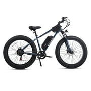 Viribus Fat Tire Electric Bike for Adults 500W 26" Mountain eBike with 48V Battery Blue