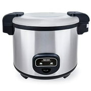 Aroma Housewares 60-Cup (Cooked) (30-Cup UNCOOKED) Commercial Rice Cooker, Stainless Steel Exterior (ARC-1130S)