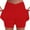 Red, variant on uublik Womens Running Shorts With Liner High Waisted Athletic Golf Skorts Running Workout Skirts 2 in 1 Red