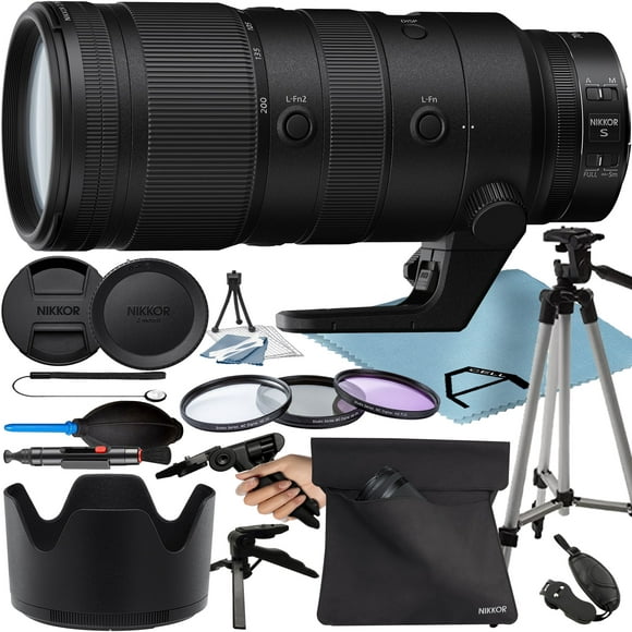 Nikon NIKKOR Z 70-200mm F/2.8 VR S Lens with Tripod + 3 Pieces Filter + A-Cell Accessory Bundle