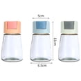 thumbnail image 6 of Riguas 130ml Spice Jar Dust-proof Volume-controlled Push Type Salt Sugar Seasoning Jar for Kitchen, 6 of 8