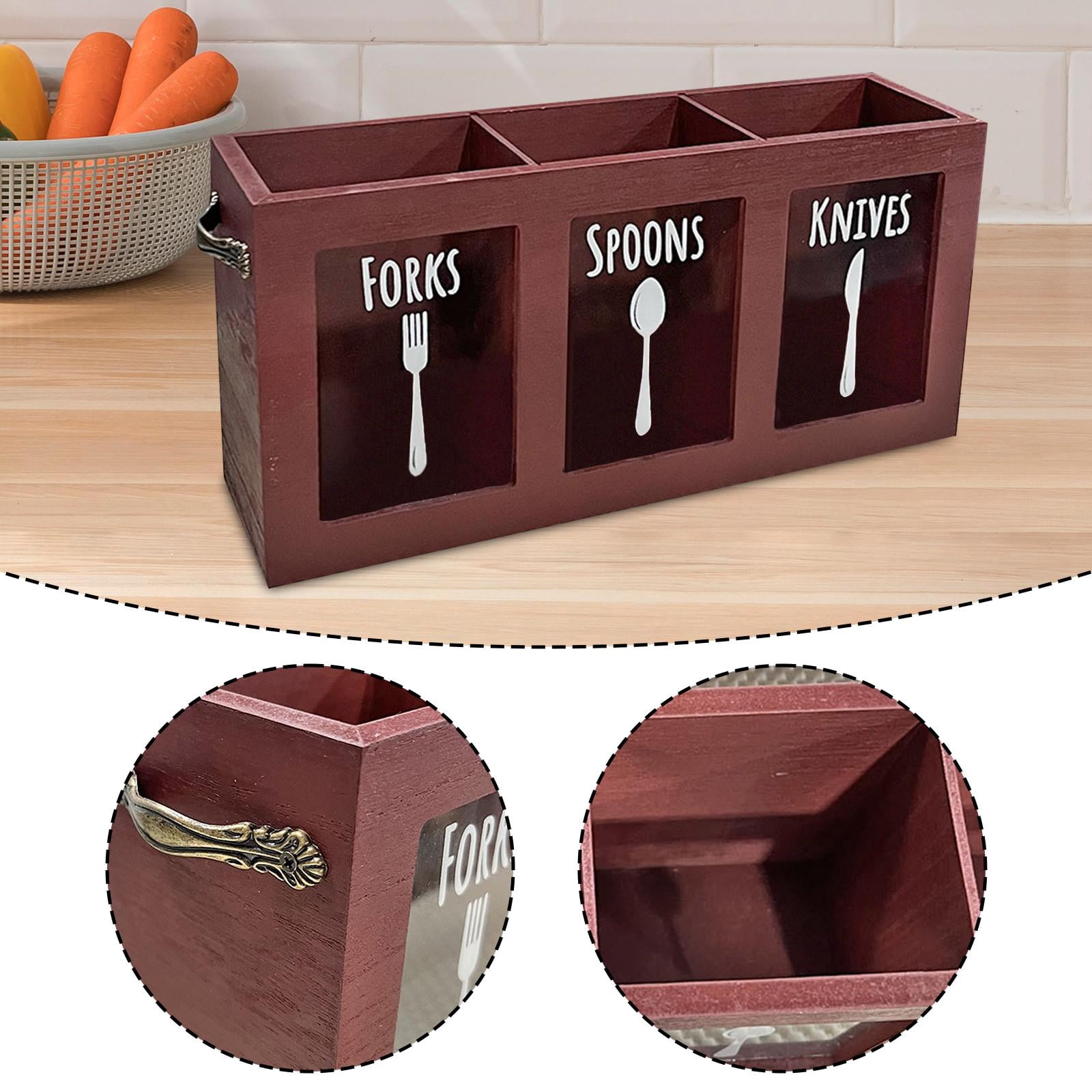 QSTDGVPW Kitchen Utensil Holder Cooking Utensil Crock for Countertop Home Decor Party Red