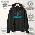 thumbnail image 3 of Men's Fortnite Raven Logo Pull Over Hoodie Black X Large, 3 of 9