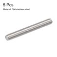 thumbnail image 2 of Unique Bargains M8 x 70mm 304 Stainless Steel Fully Threaded Rod Right Hand Threads 5 Pack, 2 of 4