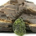 thumbnail image 4 of Moldavite Crystal Necklace Irregular Stone Pendant Natural Crystal Energy Stone Necklace Gift, 4 of 9
