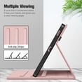 thumbnail image 3 of Fintie Case for Samsung Galaxy Tab S6 Lite 10.4 Inch 2024/2022/2020 with S Pen Holder, Multi-Angle Viewing Soft TPU Back Cover with Pocket Auto Wake/Sleep,Rose Gold, 3 of 8
