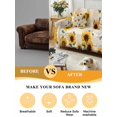thumbnail image 5 of Vintage Sunflowers Couch Cover for Dogs, Elegant Pastoral Watercolor Botanical Washable Sofa Covers Slipcover for Pets Dogs Futon Cover, Couch Recliner Covers, Oversized Chair Slipcover 71"x91", 5 of 9