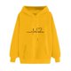 thumbnail image 3 of Women's Fashion Casual Fun Print Hooded Sweatshirt Loose Sports Tops Pullover, 3 of 6