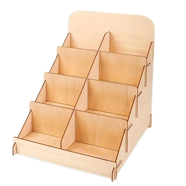 bedienty Card Display Rack Counter Top Multipurpose Table Greeting Card Display Stand