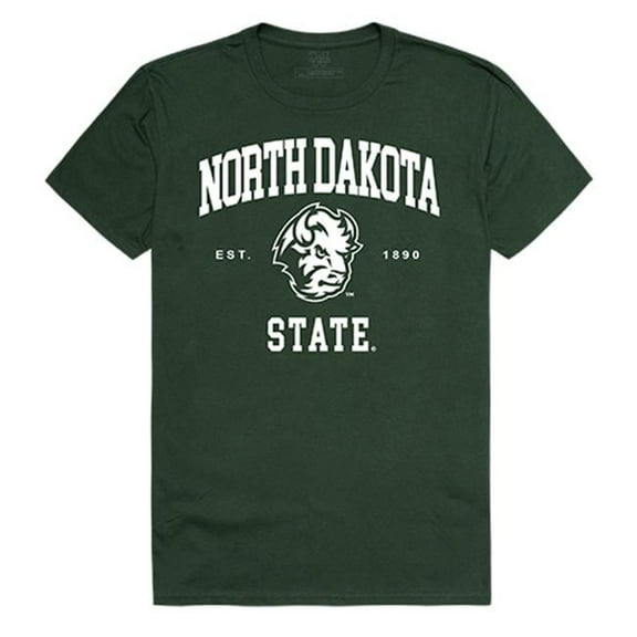 W Republic Apparel 526-140-FOR-02 North Dakota State University Seal Tee, Forest - Medium