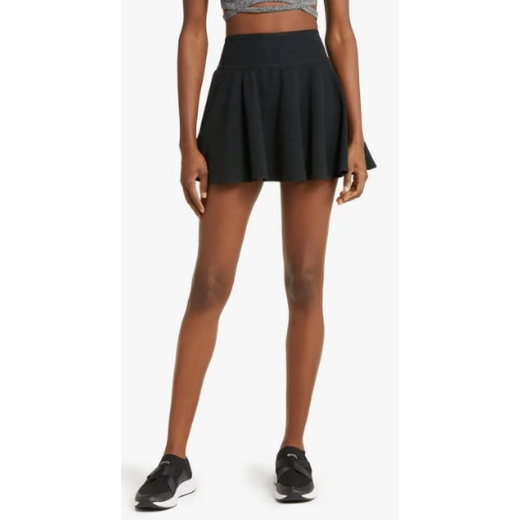 Beyond Yoga DARKEST NIGHT Women's Spacedye Hot Shot Circle Skort, US Medium