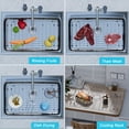thumbnail image 2 of Sink Bottom Grid, Stainless Steel Sink Protector 27-9/16" x 14-9/16" with Rear Drain Hole, Sink Grate Sink Rack for Bottom of Kitchen Sink Bowl with Sink Hole Cover 1 pack, 2 of 10