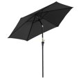 thumbnail image 1 of Outsunny Parasol de Patio Rond en Aluminium de 8,5 Pieds Noir, 1 of 10
