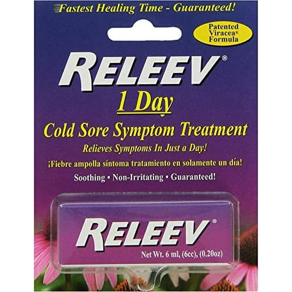 RELEEV 1 Day Cold Sore Treatment 6 mL (pack of 1)