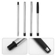thumbnail image 3 of SHISUYAN Stainless Steel Mop Handle with Threaded End 4 Section Extendable Pole Replaceable Mop Stick Replacement for Household Cleaning Black, 3 of 6