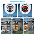 thumbnail image 5 of Light Bulb Security Camera Outdoor Waterproof WiFi Camera with Motion Detection, Auto-Tracking, Color Night Vision, Siren Alarm for Home/Business, 5 of 6