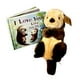 thumbnail image 1 of Set de regalo de peluche Miyoni Sea Otter de Aurora World con libro, 1 of 5