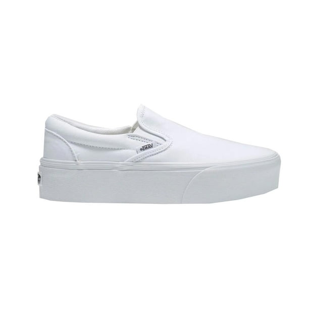 Tenis Vans Ua Classic Slip-On Stackform Mujer blanco 26 Vans VN0A7Q5RW00
