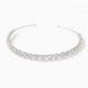 thumbnail image 1 of Tiara Diadema Plateada Para Niña De Pedrería Checa, 1 of 4