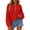 Red, variant on CAIXIA Fall Sweaters For Women Solid Button Detail Short Long Sleeve Pullover Tops Basic Clothes Loose Shirts Daily Work Outfits Fall Winter Clothes,Beige