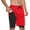 Red, variant on FEDTOSING Men's 2 in 1 Running Shorts Quick Dry Workout Athletic Shorts with Pocket Green,up to 3XL