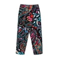 thumbnail image 7 of Fotbe Paisley Women's Pajama Pants,Sleepwear Pants,Pj Bottoms Drawstring And Pockets-Large, 7 of 7
