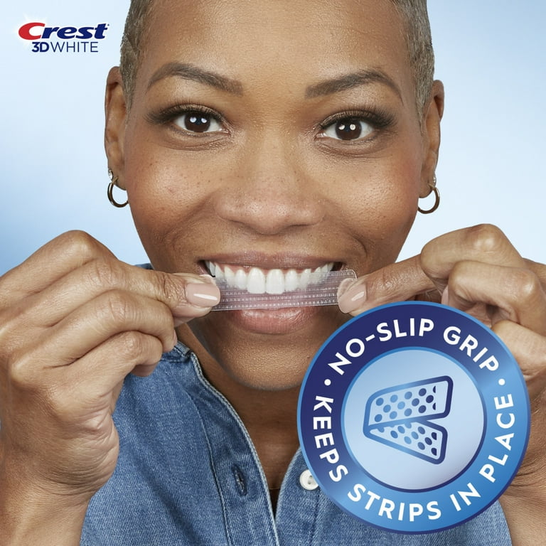 Enamel-Safe Crest 3DWhitestrips Radiant Express Teeth Whitening