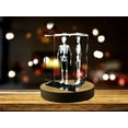 thumbnail image 4 of Human Skeleton 3D Engraved Crystal Novelty Decor, 4 of 7