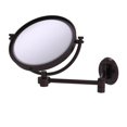 thumbnail image 1 of Allied Brass WM-6/3X 8 Inch Wall Mounted Extending 3X Magnification Make-Up Mirror, Antique Bronze, 1 of 3