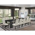 thumbnail image 3 of Luxe by East West Furniture 13-piece Modern Dining Room Table Set a Rectangular Kitchen Table, 3 of 3