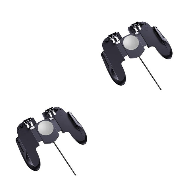 Sidaley Ventilador de refrigeración H9, controlador de juego, gatillo de seis dedos, Gamepad PUBG, Joystick para teléfono móvil con disparo de fuego Type1 NO1