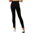 thumbnail image 5 of 2 Pack Women's High Waisted Active Full Length Leggings With Side Pockets 28"Inseam Yoga Workout Pants, 5 of 5