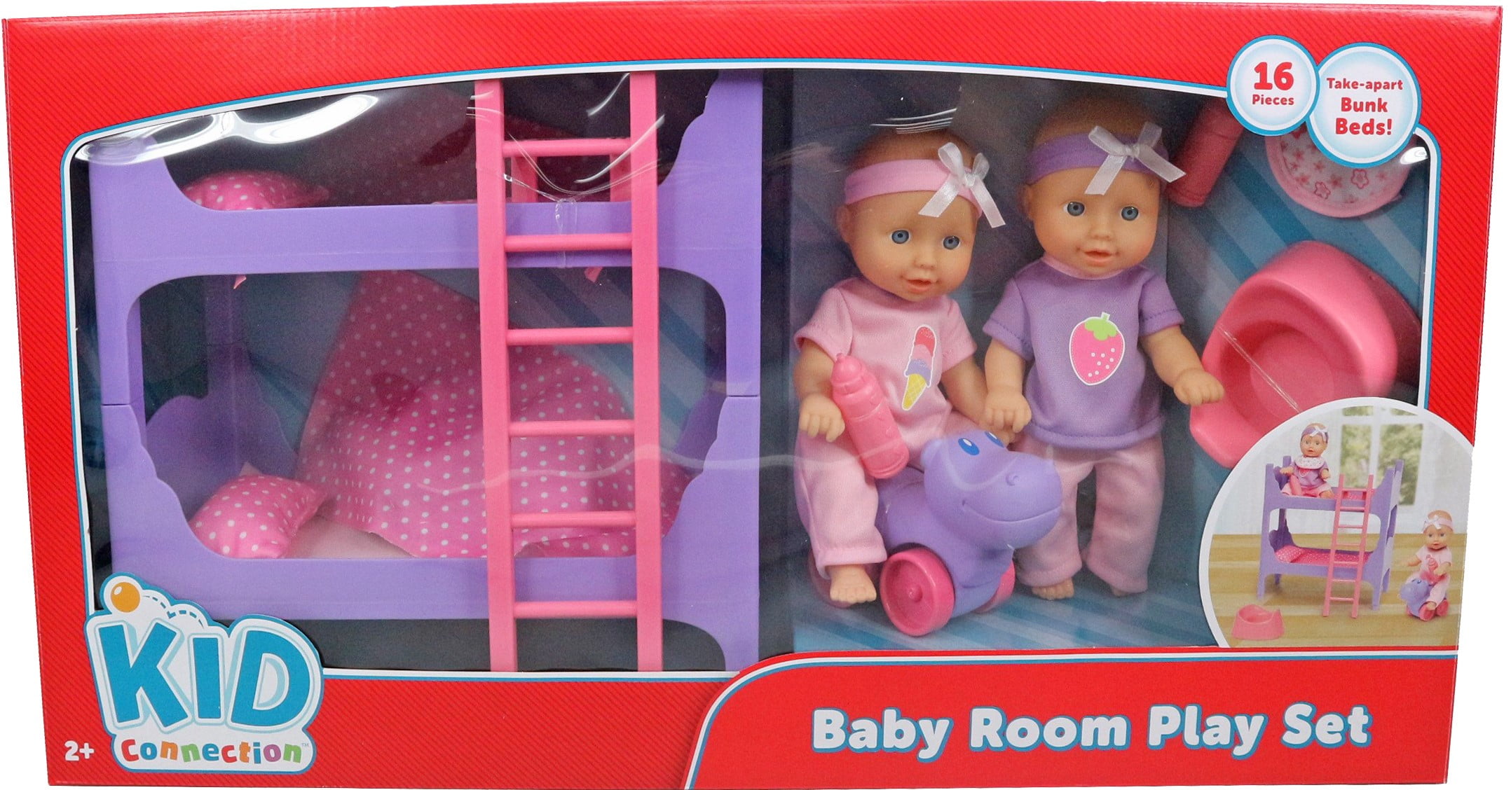 baby doll bunk beds walmart